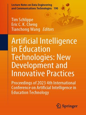 cover image of Artificial Intelligence in Education Technologies